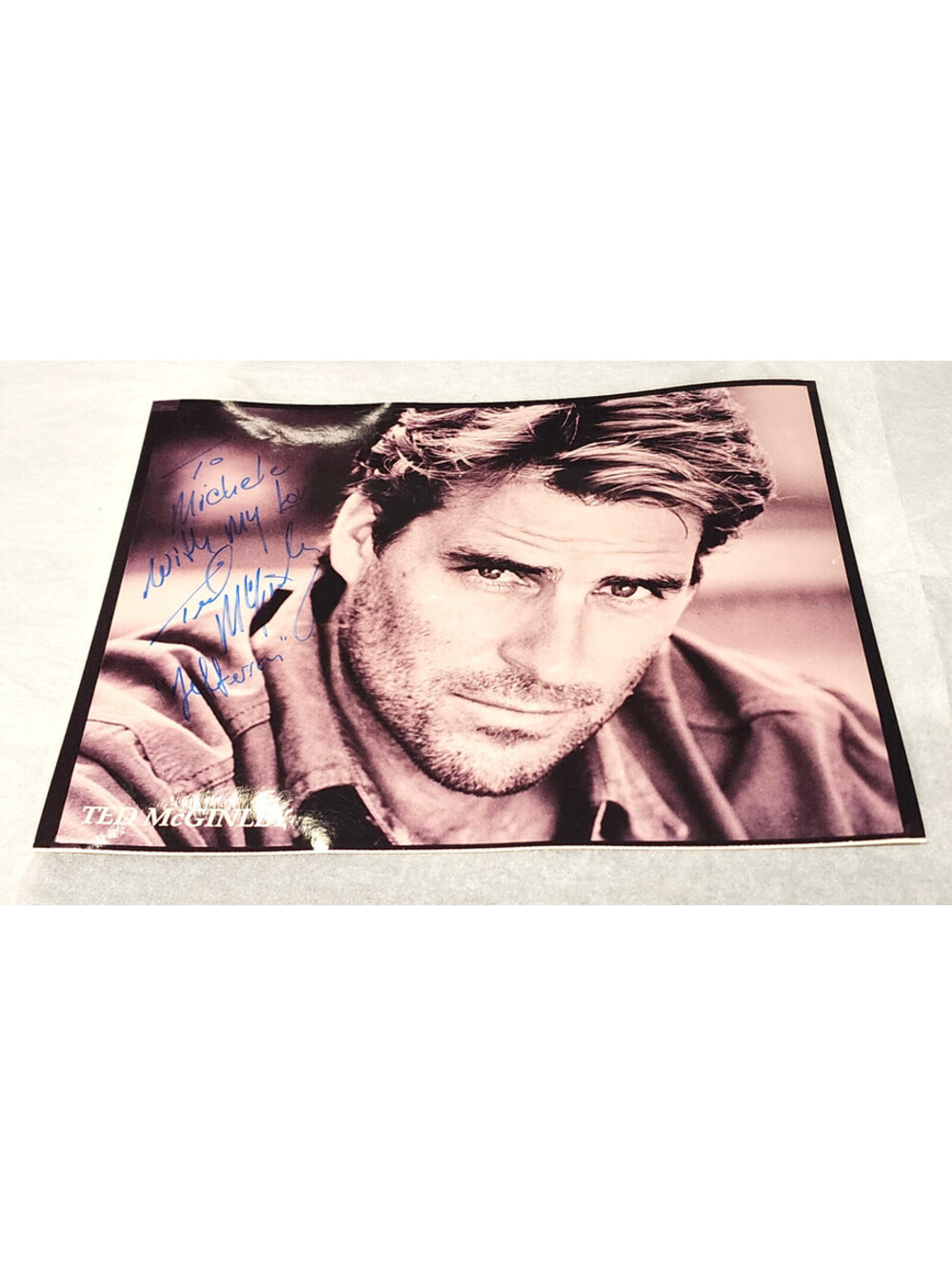 Ted McGinley Signed Autographed 8x10 Photo Jefferson D'Arcy Married W Children